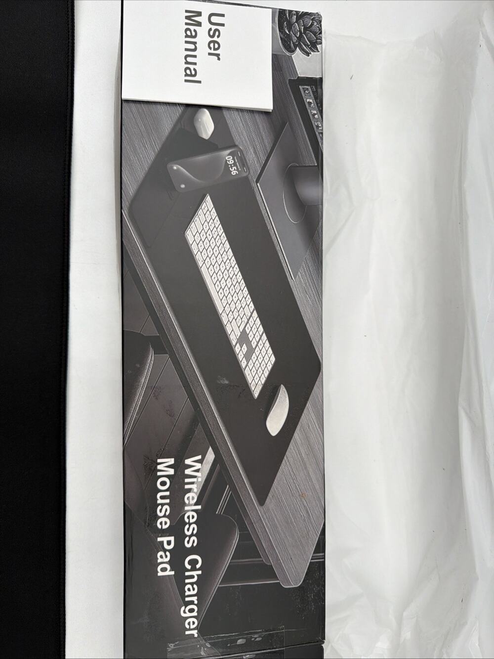 TopMade Mouse Pad with 15W Fast Wireless Charging, 31.5"x15.75" XXL Large Gaming